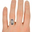 The Allene Ring, smallzoomed in top view on a hand