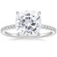 Platinum Perfect Fit Three-Quarter Diamond Ring (1/4 ct. tw.), smalltop view