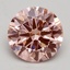 3.14 Ct. Fancy Intense Pink Round Lab Grown Diamond