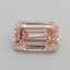 0.62 Ct. Fancy Intense Pink Emerald Lab Grown Diamond