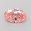 3.00 Ct. Fancy Vivid Pink Oval Lab Grown Diamond