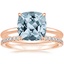 14K Rose Gold Petite Elodie Ring with Luxe Sia Diamond Ring (1/5 ct. tw.)