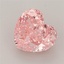 1.79 Ct. Fancy Vivid Pink Heart Lab Grown Diamond