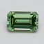1.00 Ct. Fancy Vivid Pacific Green Emerald Lab Grown Diamond