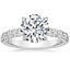 18K White Gold Anthology Half-Coverage Diamond Ring (1/2 ct. tw.), smalltop view