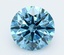 4.01 Ct. Fancy Vivid  Blue Round Lab Grown Diamond