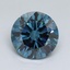2.50 Ct. Fancy Vivid Malibu Blue Round Lab Grown Diamond