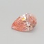 0.50 Ct. Fancy Intense Pink Pear Lab Grown Diamond