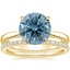 14K Yellow Gold Dawn Diamond Ring with Luxe Ballad Diamond Ring (1/4 ct. tw.)