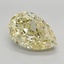 6.05 Ct. Fancy Yellow Pear Lab Grown Diamond