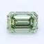 0.99 Ct. Fancy Vivid Green Emerald Lab Grown Diamond