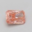5.08 Ct. Fancy Vivid Pink Radiant Lab Grown Diamond