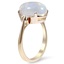 The Bohemia Ring, smalltop view on a hand