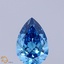 1.04 Ct. Fancy Vivid Blue Pear Lab Grown Diamond
