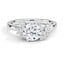 Custom Asymmetrical Diamond Ring