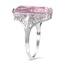 The Charissa Ring, smalltop view on a hand
