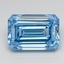 1.91 Ct. Fancy Vivid  Blue Emerald Lab Grown Diamond