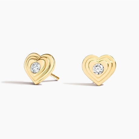 Sweetheart Lab Diamond Stud Earrings (1/6 ct. tw.)