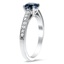 The Ellyn Ring, smalltop view on a hand