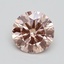1.62 Ct. Fancy Intense Pink Round Lab Grown Diamond
