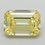 4.73 Ct. Fancy Intense Yellow Emerald Lab Grown Diamond