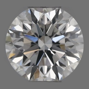 Round diamond — real photo