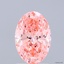 1.50 Ct. Fancy Vivid Pink Oval Lab Grown Diamond