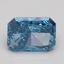 1.45 Ct. Fancy Vivid Blue Radiant Lab Grown Diamond