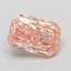 3.48 Ct. Fancy Vivid Pink Radiant Lab Grown Diamond