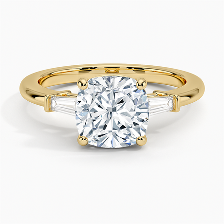 Tapered Baguette Engagement Ring