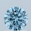 1.02 Ct. Fancy Vivid Blue Round Lab Grown Diamond