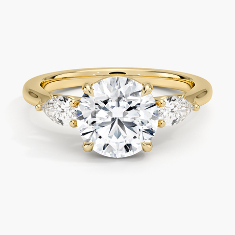 18K Yellow Gold Opera Perfect Fit Diamond Ring