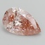 6.02 Ct. Fancy Vivid  Pink Pear Lab Grown Diamond