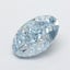 2.28 Ct. Fancy Intense  Blue Oval Lab Grown Diamond