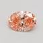 1.03 Ct. Fancy Intense Pink Oval Lab Grown Diamond