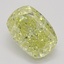 0.75 Ct. Fancy Yellow Cushion Diamond