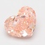 1.53 Ct. Fancy Vivid Pink Heart Lab Grown Diamond