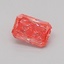 0.54 Ct. Fancy Vivid Pink Radiant Lab Grown Diamond