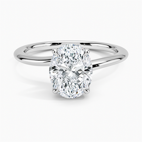 18K White Gold Monsella Solitaire Ring