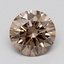 0.69 Ct. Fancy  Brown Round Lab Grown Diamond