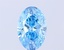 1.57 Ct. Fancy Vivid Blue Oval Lab Grown Diamond