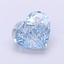 1.33 Ct. Fancy Vivid  Blue Heart Lab Grown Diamond