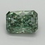 2.60 Ct. Fancy Vivid Green Radiant Lab Grown Diamond