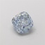 1.2 Ct. Fancy Vivid Blue Cushion Lab Grown Diamond