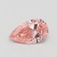 0.53 Ct. Fancy Intense Pink Pear Lab Grown Diamond