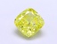 1.09 Ct. Fancy Vivid  Yellow Cushion Lab Grown Diamond