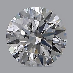 Round diamond — real photo