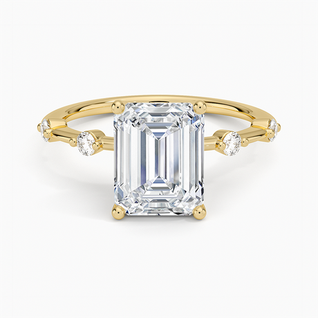 Aimee Diamond Engagement Ring - Spaced Diamond Band