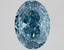 2.52 Ct. Fancy Vivid Blue Oval Lab Grown Diamond
