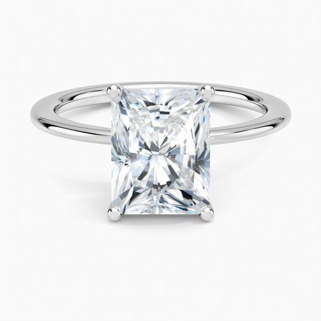 18K White Gold Aimee Solitaire Ring